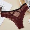 Low Waist Lace Panties Thong Mesh Lace Briefs Sweet Underwear for Women  Lady