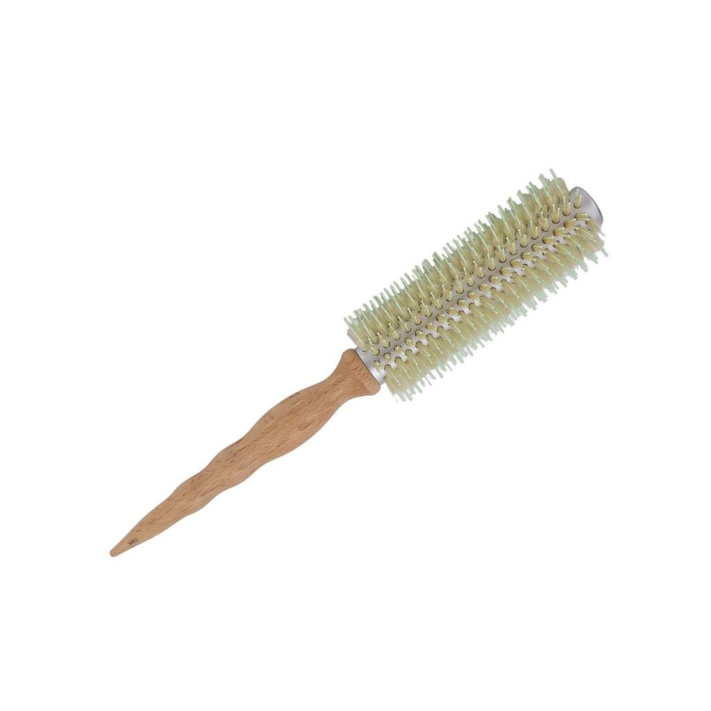 Bristle Aluminum Hair Round Brush Comb High Temperature Resistant Salon Round Comb for Hair Stylish Hairdressers
