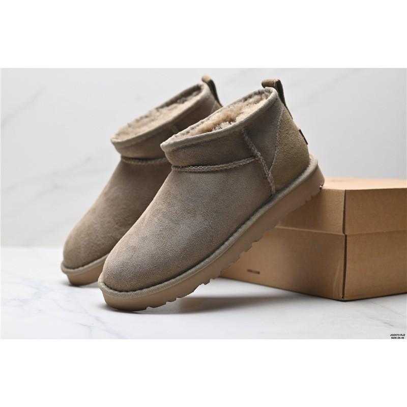 Womens Short Snow Boots Winter Faux Fur Lined Flat Sole Warm Cotton Ankle Boot Indoor Floor Use