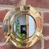 Nautical Brass Porthole Mirror  Wall Hanging Home Decor Port Hole Nautical theme Nautical Mirror