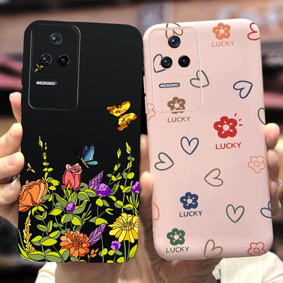 Für Xiaomi Poco F4 Hülle Buntes Kunstmuster Rückseite Für Xiaomi Poco F4 GT PocoF4 Handyhülle 6,67'' Weiches Silikon Fundas Capa