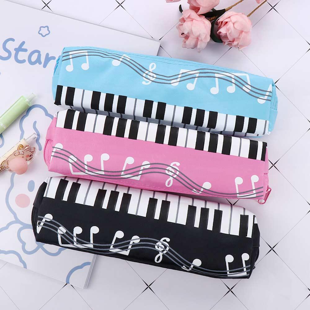 Layer Musical Note Piano Pouch Piano Note Pencil Bag Student Pencil Case Musical Pencil Cases