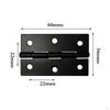 10Pcs Metal Hinges Closing Hinge Decor Connectors Hardware for Home, Furniture, Cupboard, Dollhouse,