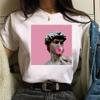 Vaporwave Michelangelo Tshirt Aesthetic T Shirt Women Fashion Harajuku Tshirt Casual Graphic T-shirt Tee Female Tops Tee Clothe