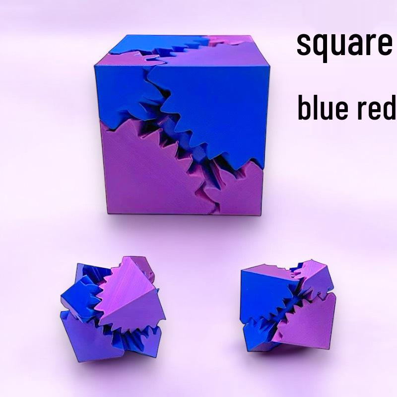 3D Colorful Gear Ball Figurine: Rotating Creative Toy for Kids