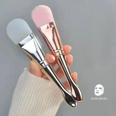 1PC Gesichtsmaskenpinsel, weicher Kieselgelpinsel, zum Verschmieren des Gesichts, zur Reinigung des Anpassungsfilms, Schüssel, Beauty Spa-Schlammfilm, speziell