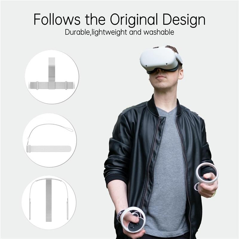 Kopfband für Oculus Quest 2 Headset, Ersatz-Kopfband Kompatibel mit Meta Quest 2 Kopfband & Oculus Quest 2