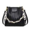Casual Fashionable and Simple Women's Bag - Trendy Single Shoulder Bag with Chain Strap and Handbag Bucket Style Design