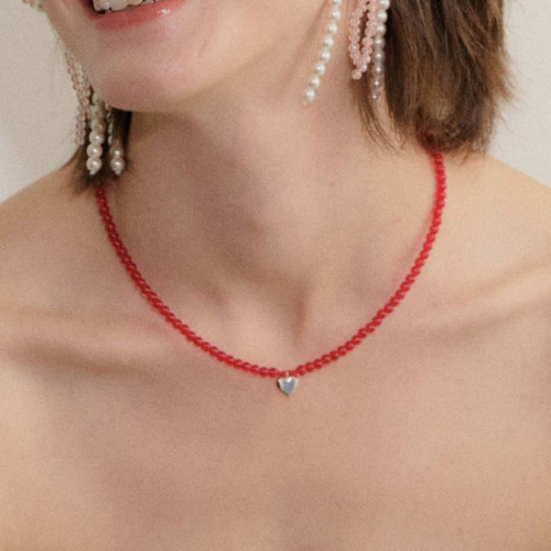 THE PART OF Deep Red Heart_N