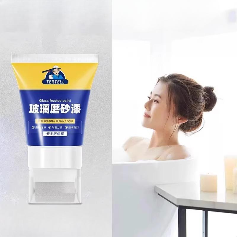 Glass Frosted Paint for Bathroom and Bathroom Light-blocking Small Roller Brush Frosted Paint for Household Doors and Windows