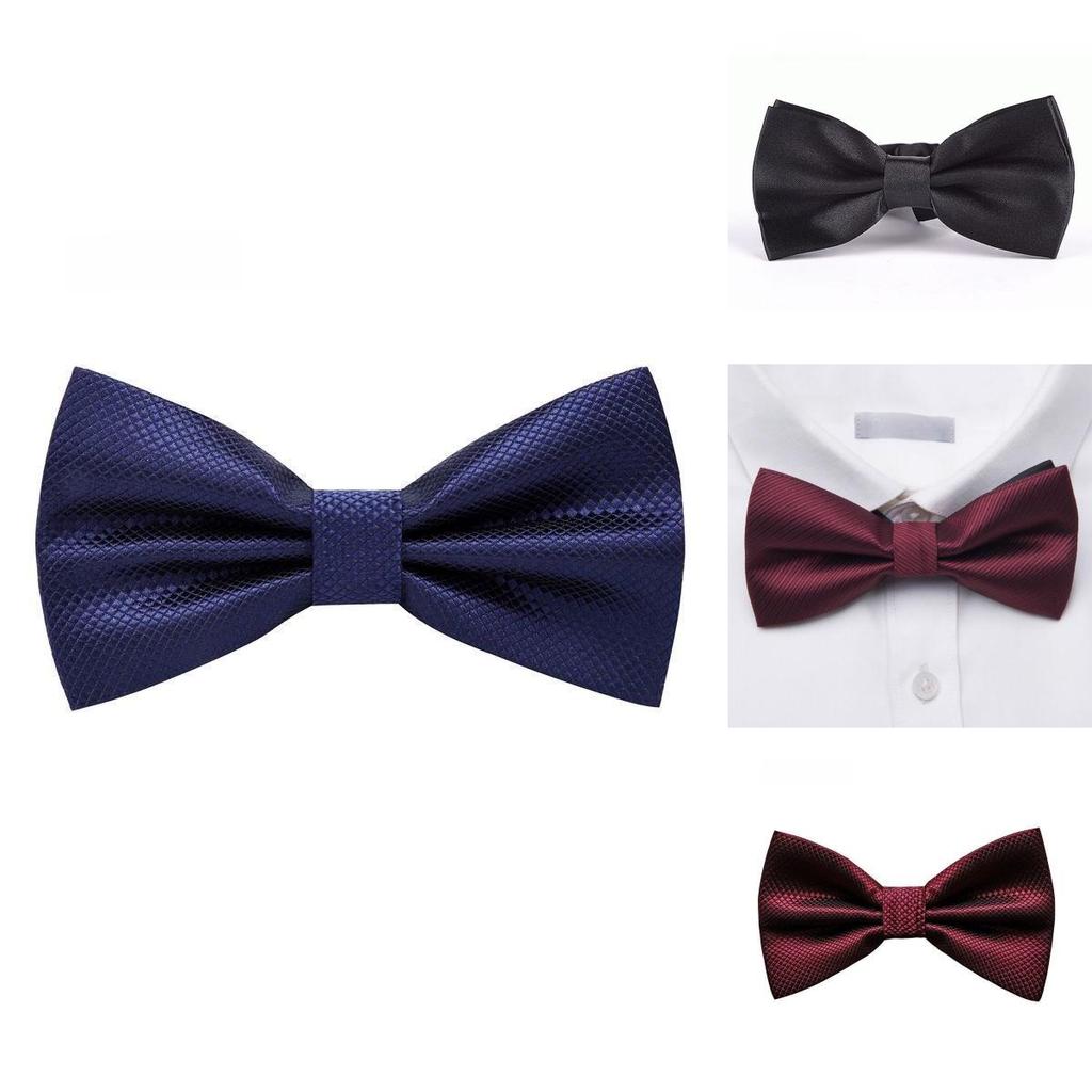 Mens Classic Bow Tie For Wedding Attire With Formal Shirt Accessory For Grooms And Groomsmen