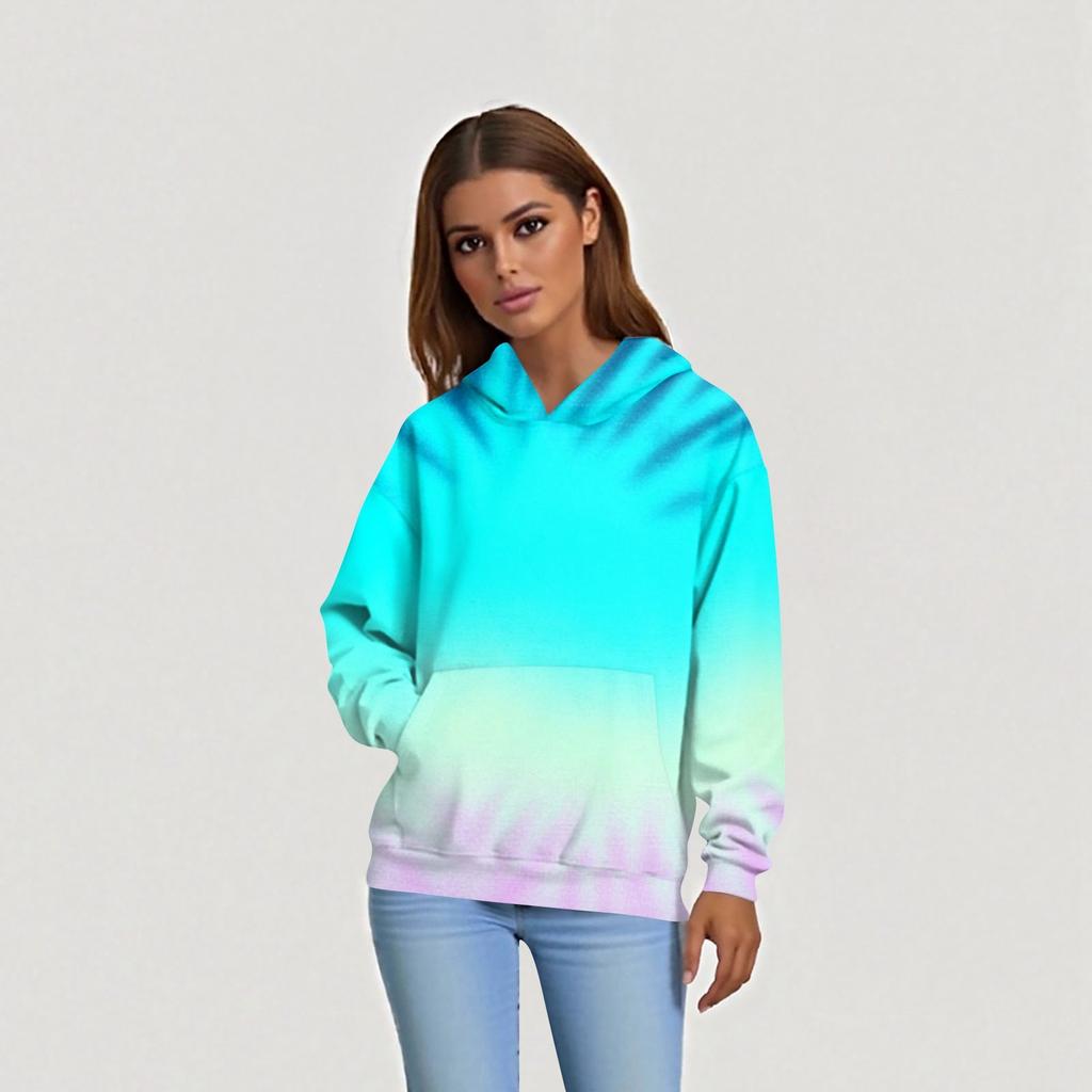 Women's Fashion Daily  Casual V-Neck Long Sleeve Printed Top