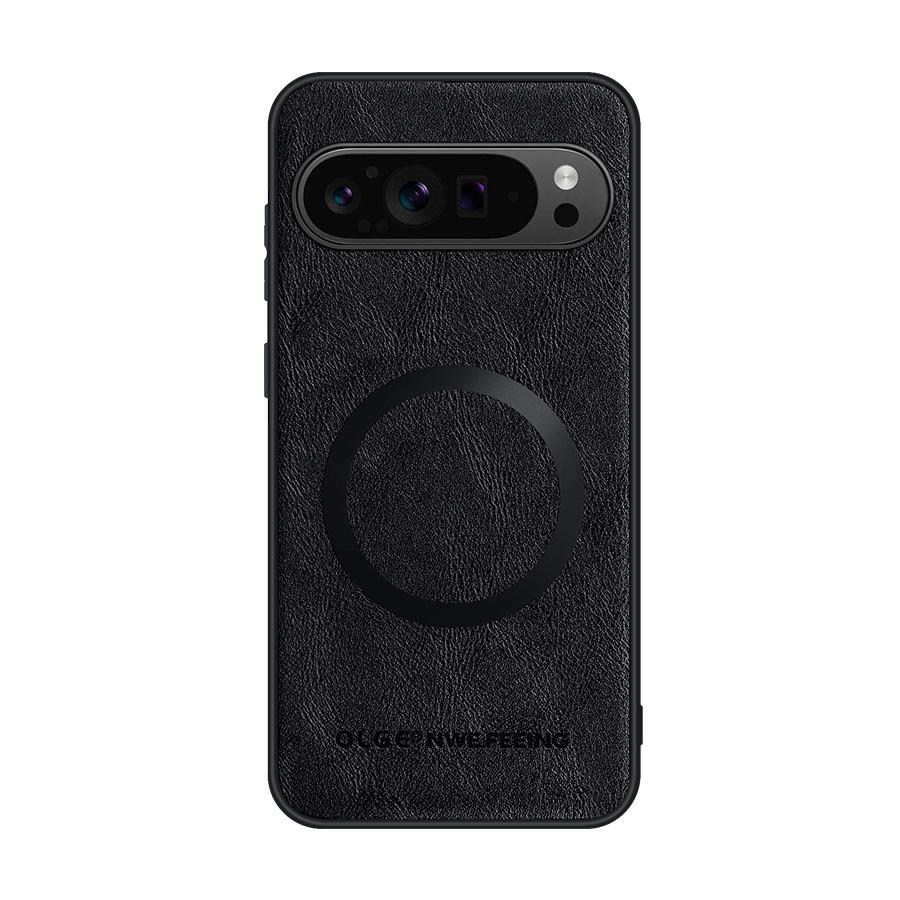 

Магнитный чехол для Google Pixel 8 9 Pro XL 9A 8A для Magsafe Wireless Charge Covers кожаные защитные противоударные чехлы для телефонов Google Pixel 9