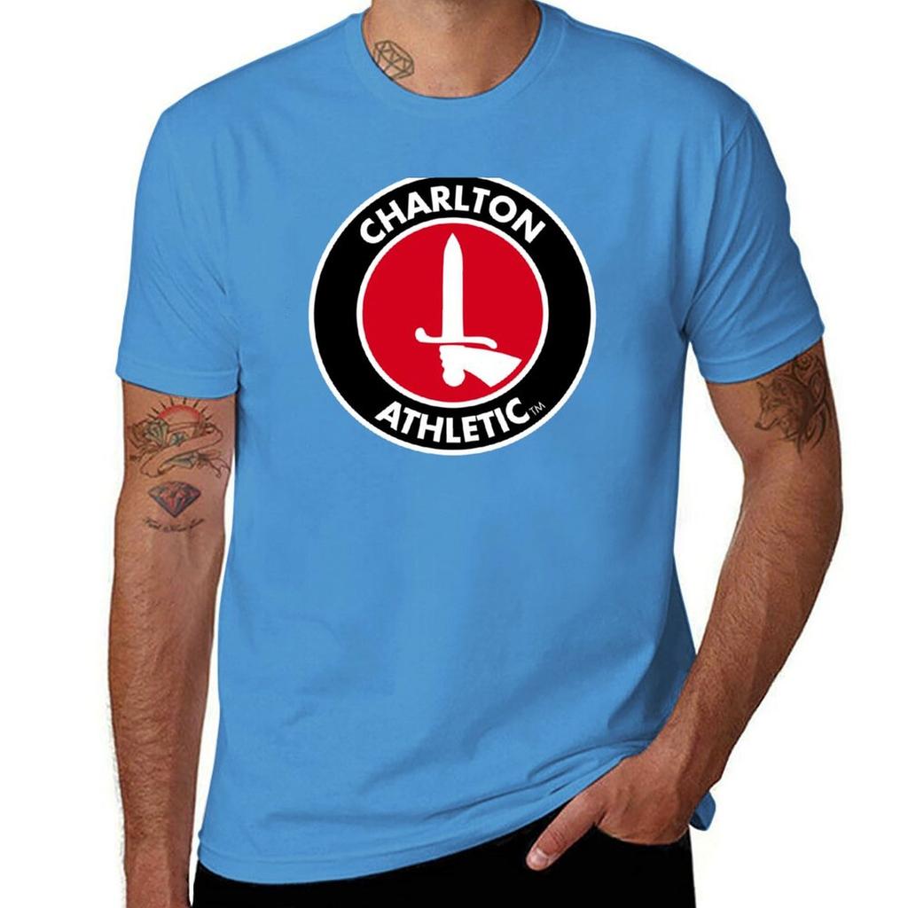 The Charlton Athletic F.C.. Tričko prosté celní estetické oblečení pánská grafická trička anime