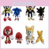 Drăguț 30cm Sonic Tails Pluș Shadow The Hedgehog Knuckles Jucărie Super Sonic Pluș Moale Pentru Îmbrățișări Confortabile