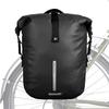 Rhinowalk Bicycle Pannier Bag, Waterproof Rack, 20L Bike Bag, Shoulder Bag, Laptop Pannier Backpack, Professional Cycling Accessories (Black)