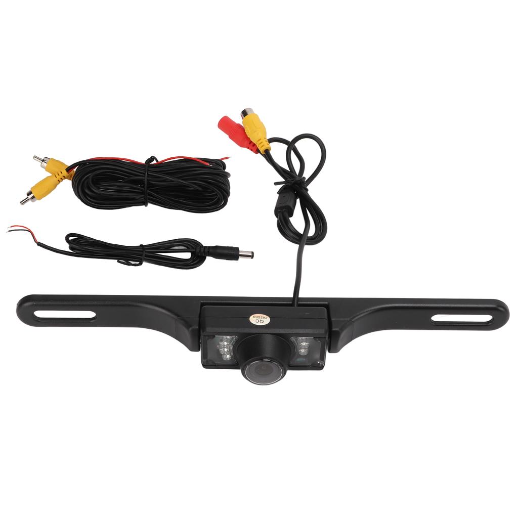 Backup Camera Infrared Night Vision License Plate Rearview System IP65 Waterproof for Cars SUVs Trucks RVs Pickups