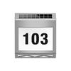 Solar Stainless Steel Digital House Number Light