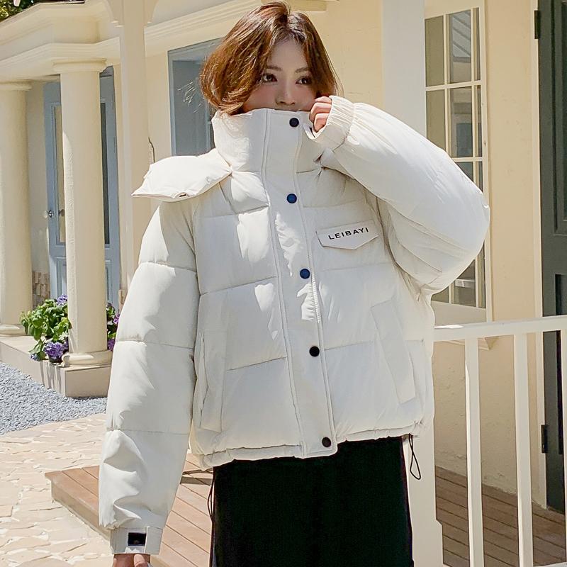 Fashion Winter Coat Female Short Parkas Hooded Casual Loose Thick Warm Women's Jackets