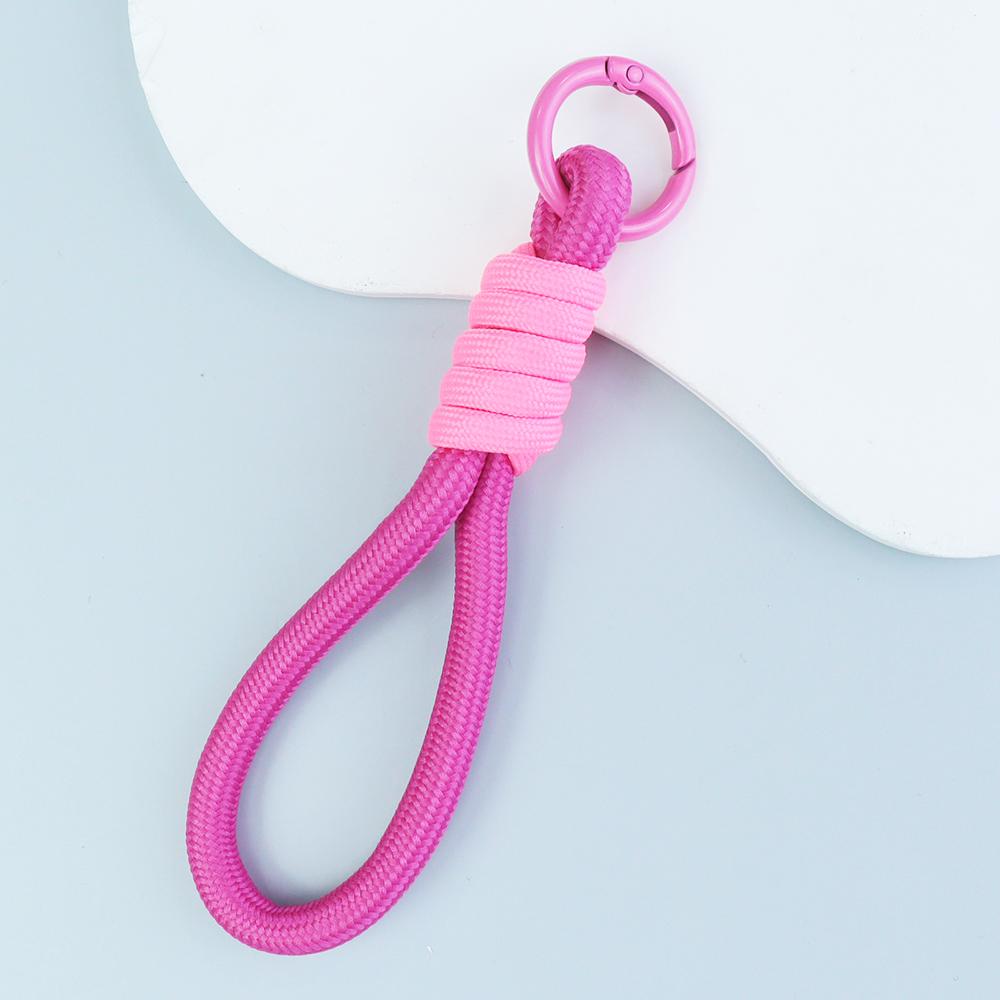 

Креативный простой ремешок для мобильного телефона, цветная веревка для мобильного телефона, многоцелевая камера, веревка для запястья, цепочка для телефона Rose red