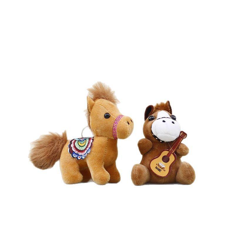 Horse Plush Toy Keychain With Guitar For Kids Collectors Kids Accessories