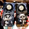 Cute Little Panda For Honor Magic 6 50 70 90 Lite X7b 200 Pro Nova 10 Nova 5T X6 P30 Pura 70 Ultra Tempered Glass Phone Case