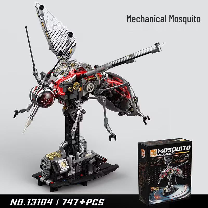 Creative Eagle Mechanical Building Blocks - Challenging Electric Light-Up Toy, Compatible with LEGO, Ideal Gift