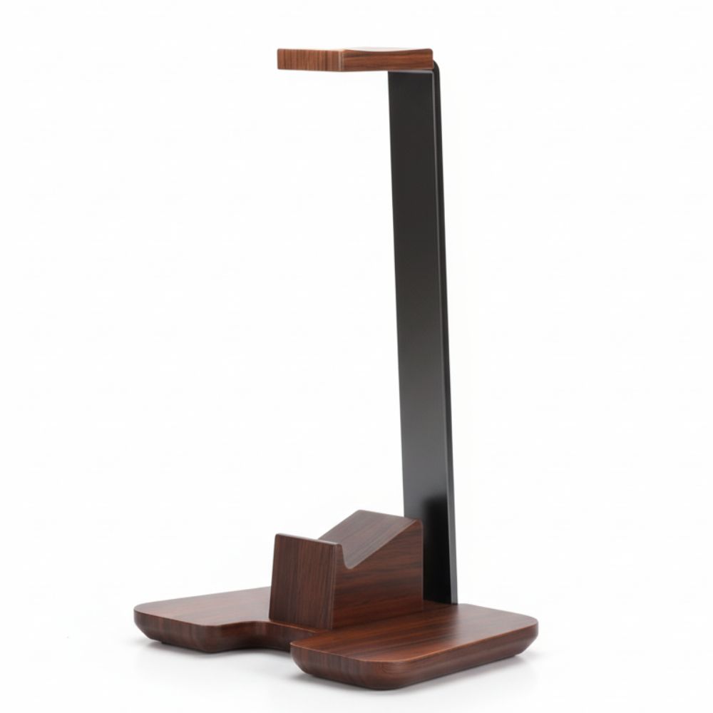 Detachable Headphone Stand Wooden Game Controller Stand New Headphone Holder for Desk