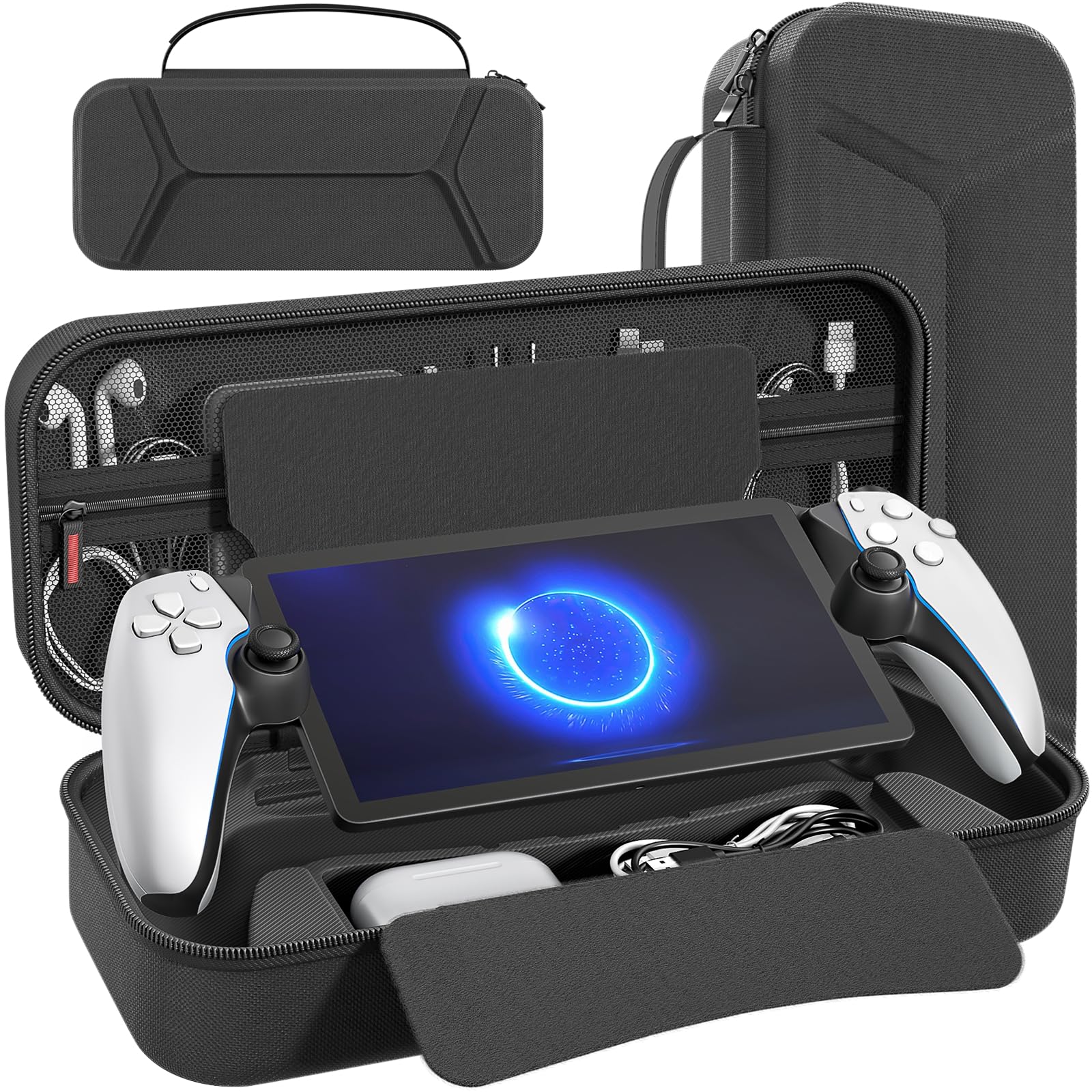 

Portal daydayup PS Portal Storage Charging Case PS Portal Charging Carrying Case PS5 Remote Player Charging Bag Large Capacity Full Protection чорний