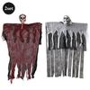 Halloween Hanging Ghost Skeleton Props Scary Creepy Haunted House Decorations Outdoor Yard Tree Horror Reaper Party Supplies DIY