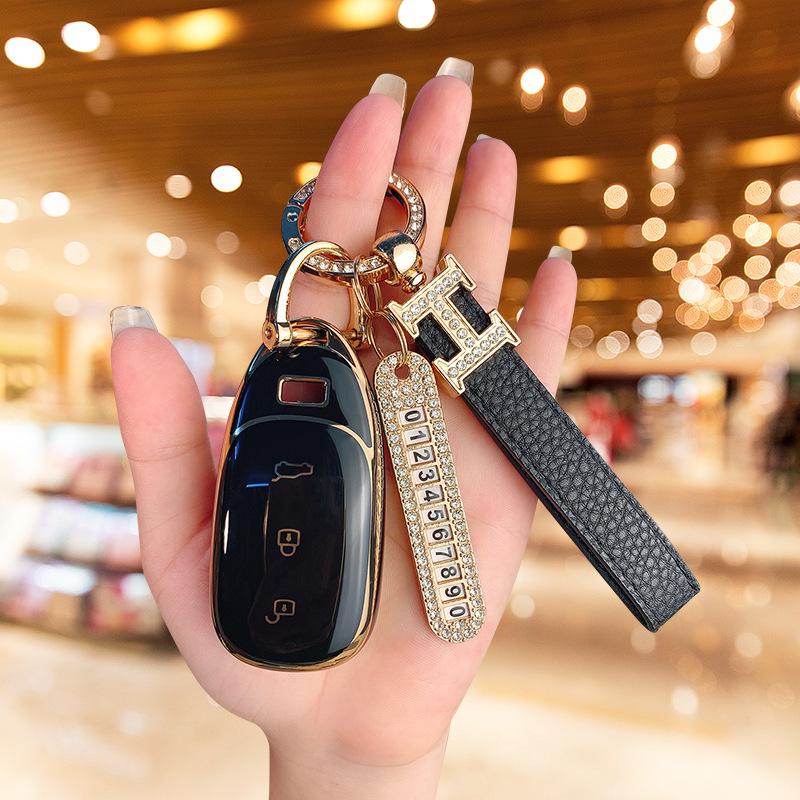 Premium Vollabdeckung Auto Schlüsselhülle