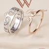 Silver Couple Rings Sun Wukong Great Sage Golden Hoop Stick 2 In 1 Design Chinese Classic Love Story Jewelry