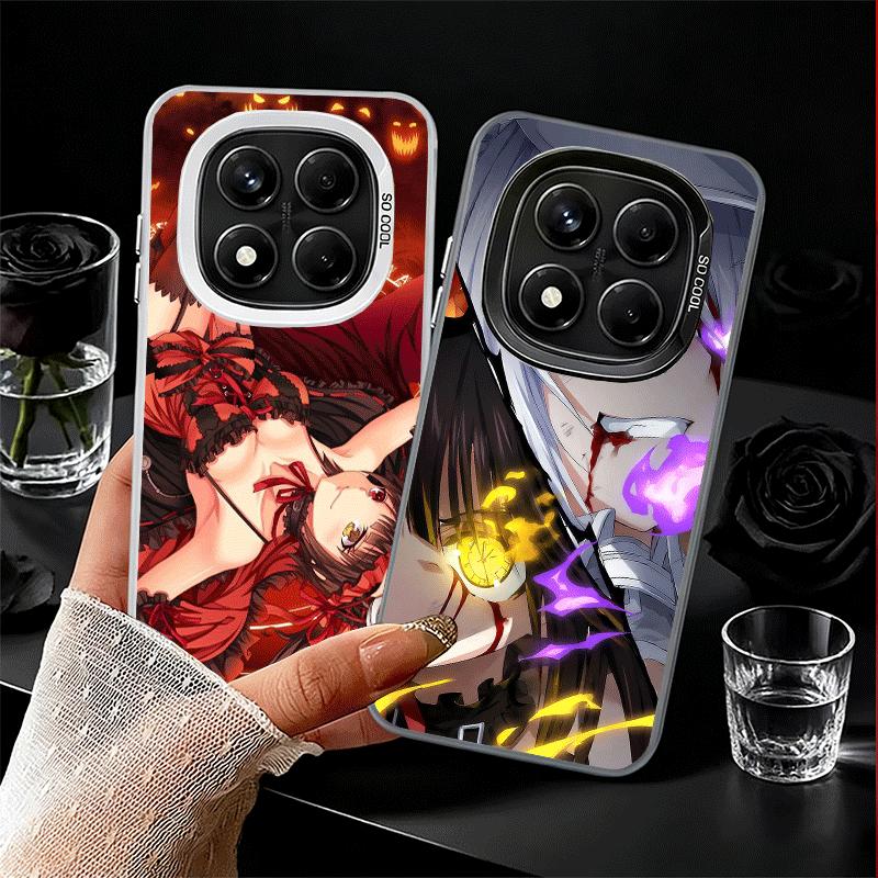Date A Live Tokisaki Kurumi Soft Phone Case for Xiaomi Redmi Note 13 14 15 Pro Plus 12S 12 11S 11 11T 10S 10 Shockproof Cover Ba