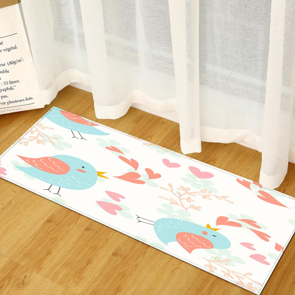 Textured Sand Wardrobe Shoe Cabinet Long Floor Mat