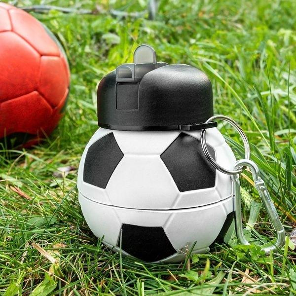 Gourde rétractable ballon de football Bouteille d'eau pliable