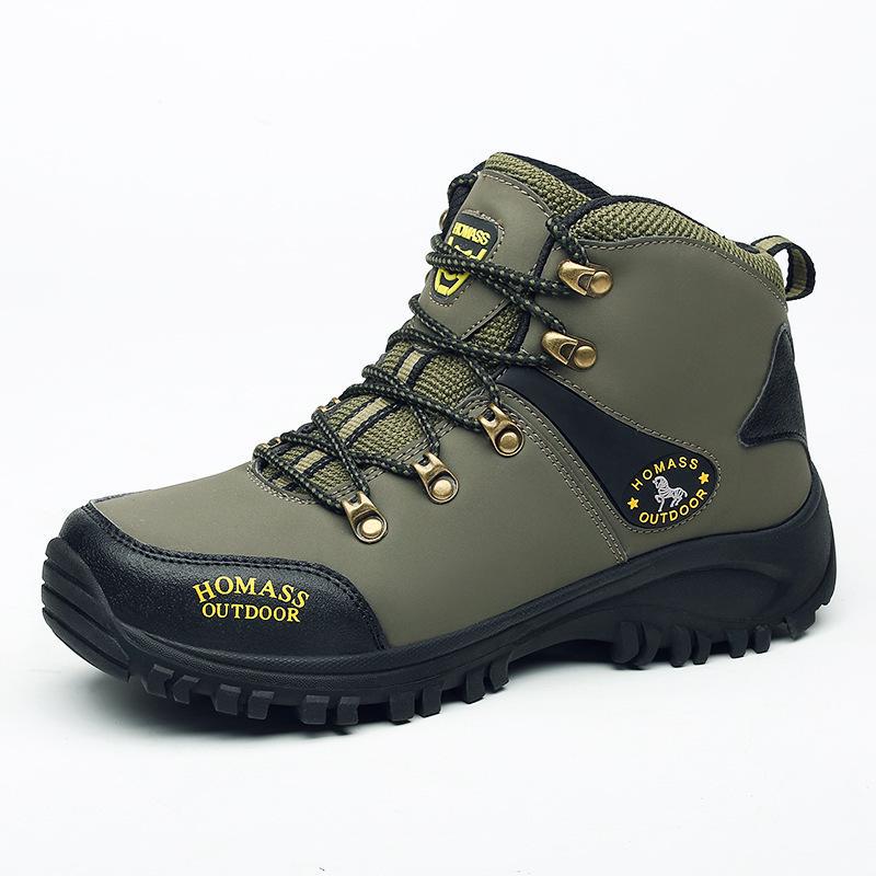 Men's Plus Size High-Top Hiking Shoes (Sizes 38-46) - 2022 Outdoor/Camping Footwear