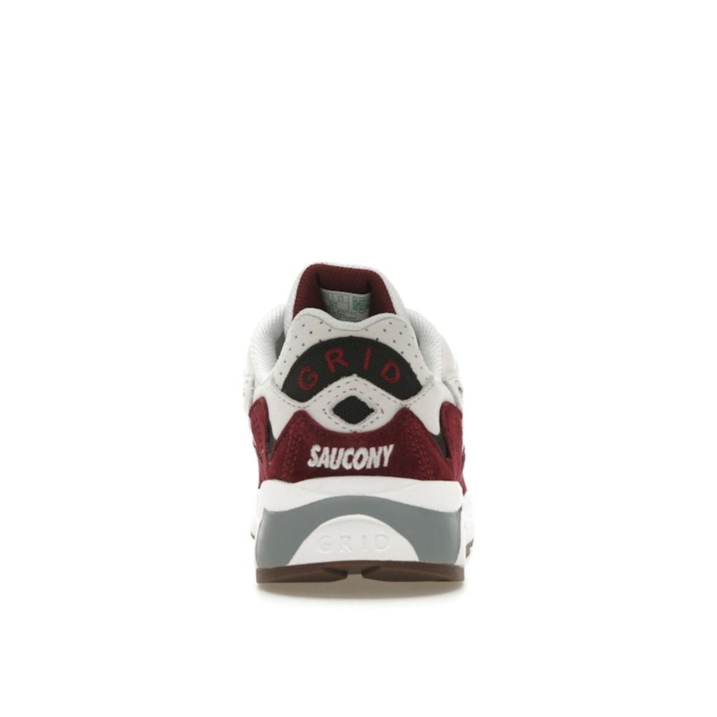 SAUCONY Grid Shadow 2 White Red Unisex Sneakers S70773-2