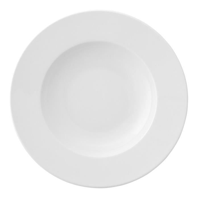 Assiette À Pâtes Ariane Prime Céramique Blanc (Ø 30 Cm) (6 Unités)