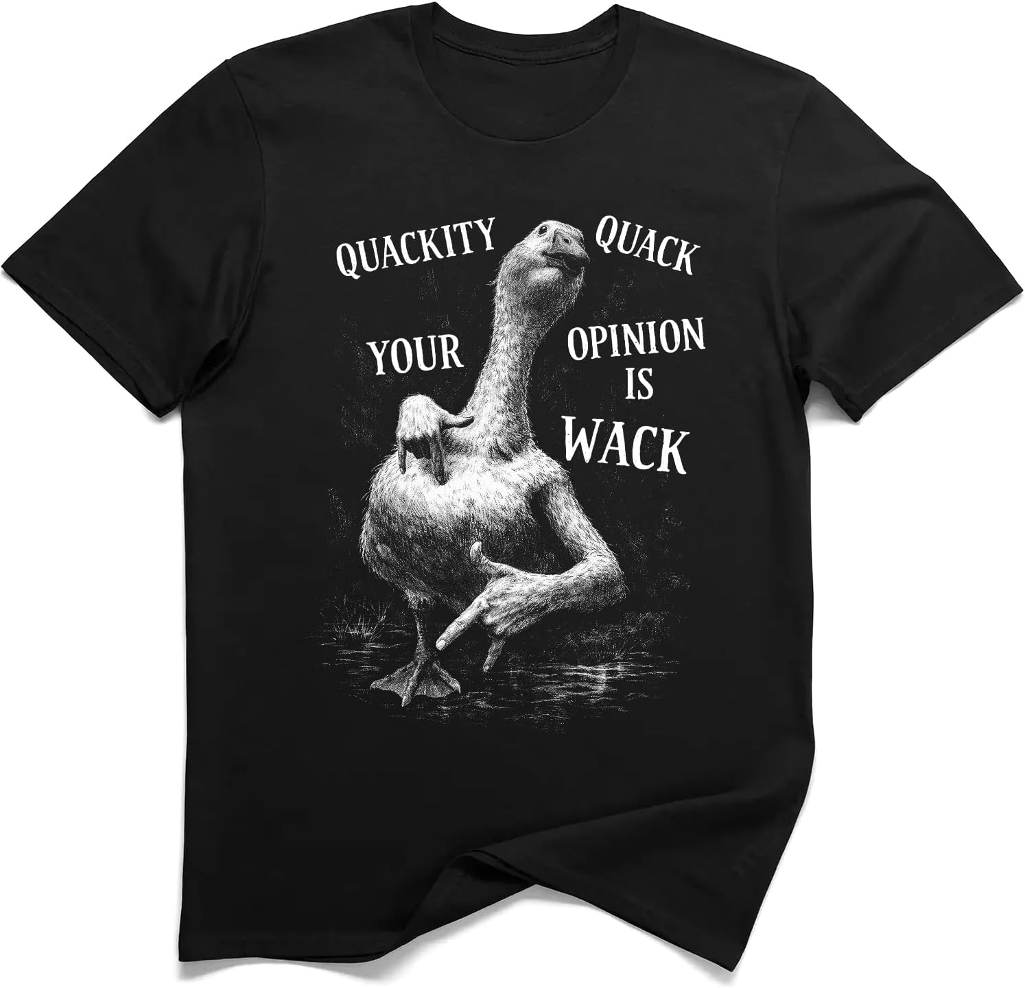 Funny Goose Your Opinion is Meh Meme Shirt S