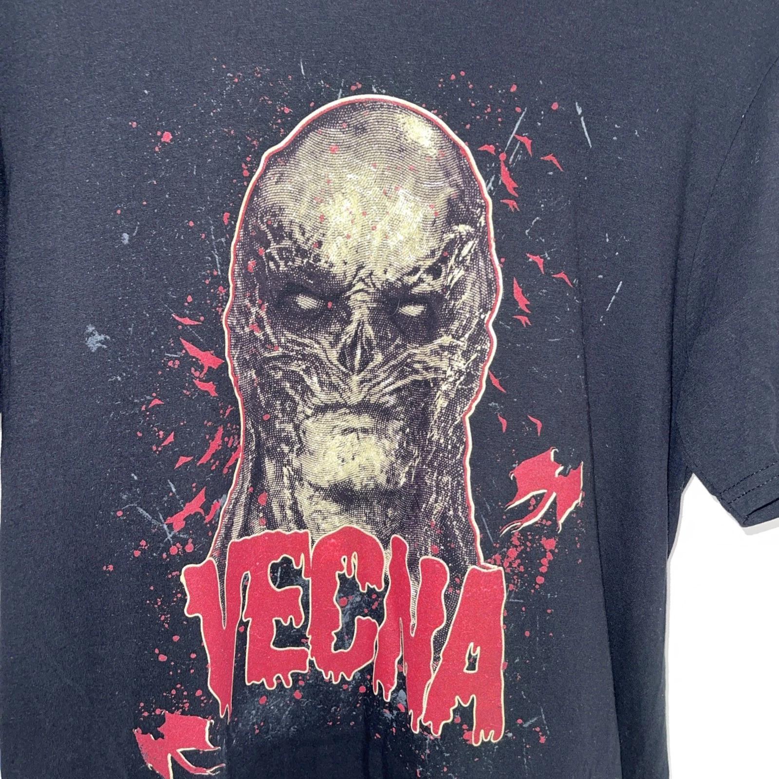 Stranger Things - Vecna - Official Licensed Unisex 100% Cotton T-shirt Mens Tees Top - Black - Med - NEW 3XL