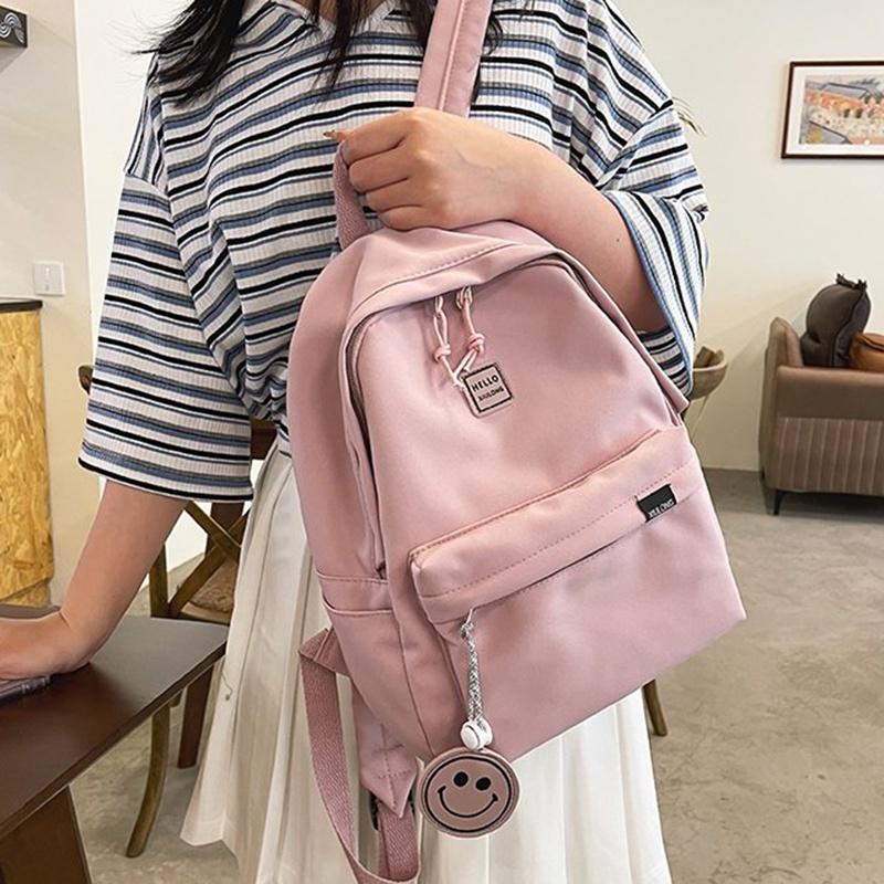 IELGY Корейский простой повседневный рюкзак женский универсальный модный рюкзак — фото 7