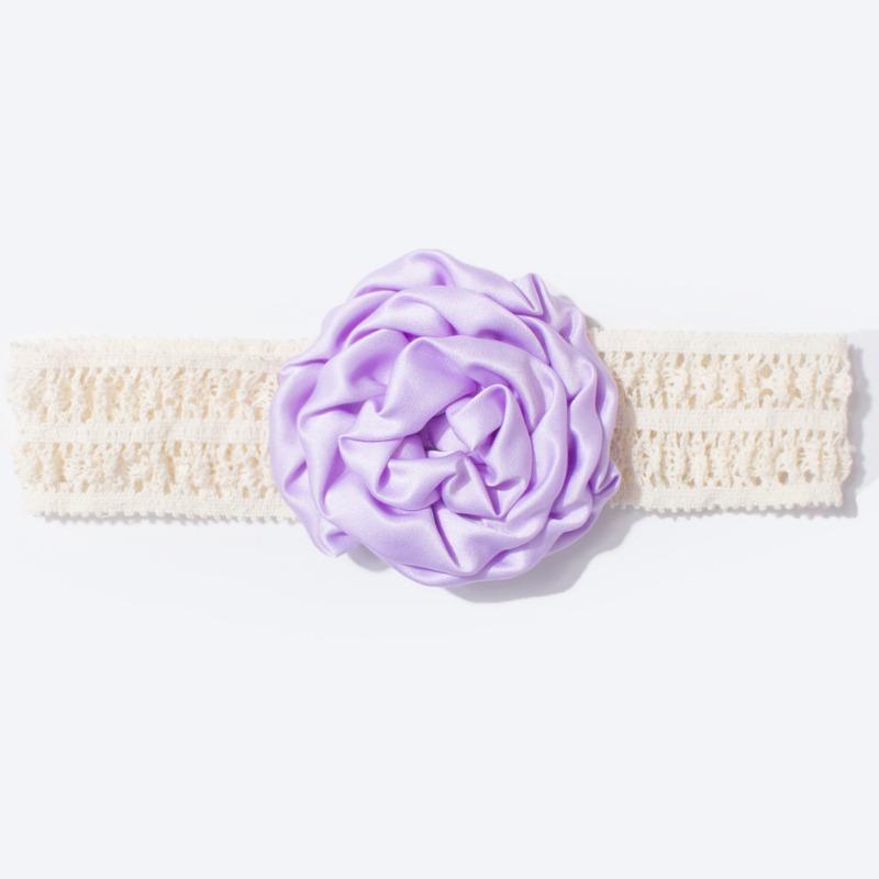 New Baby Lace Headband, Cute Flower Baby Elastic Fontanelle Headdress, Children's Accessories