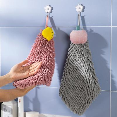 Niedliche Frucht-Küchenhandtuchkarte zum Aufhängen, multifunktionales saugfähiges Handtuch, Küchenzubehör