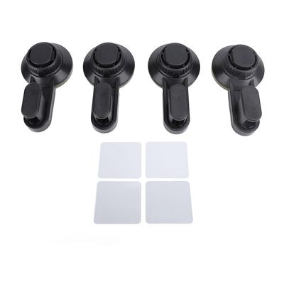 4 Stück Vakuumsaugnapf Hakenhalter Leistungsstark Wasserdicht Kein Stanzen Platzsparend Saug Duschhaken für
