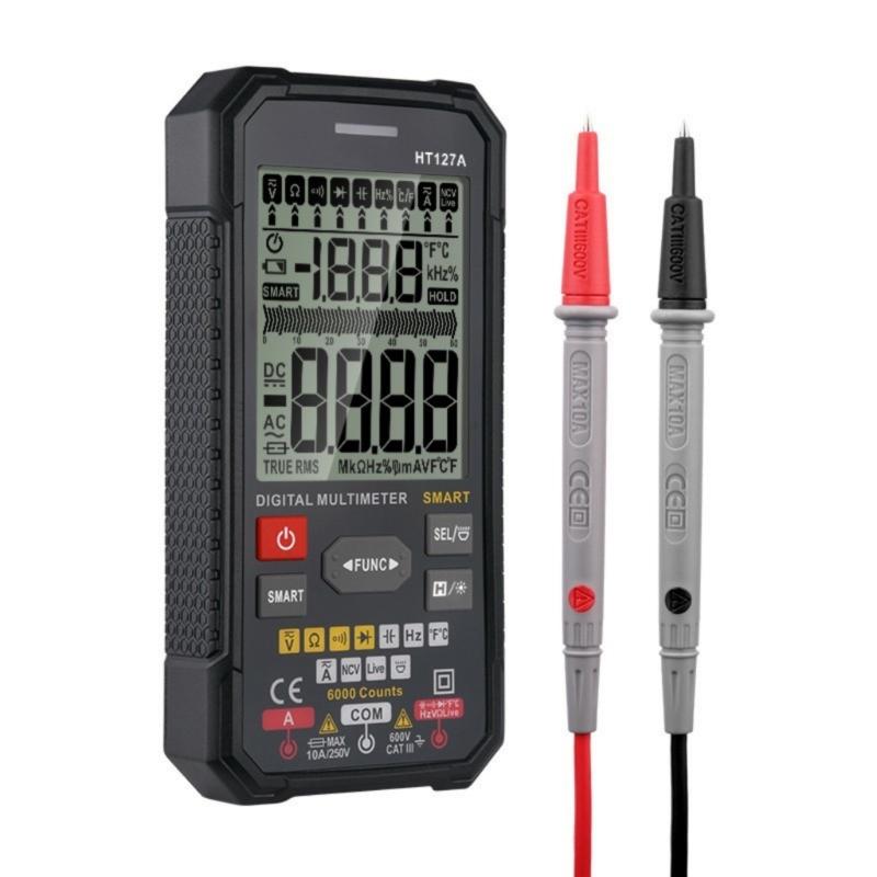 Digital Miniature Multimeter Voltage Current Resistance Capacitance Tester for Electrical Testing Electricians Students