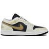 Jordan Air Jordan 1 Abrasion Resistant Low top Vintage Basketball Shoes Men's Black White IH0649-021(Team96-)