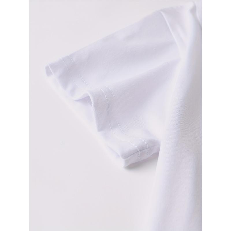 European Sizes Boys' Short Sleeve T-Shirt - Spring Summer Casual Round Neck Tee Suitable for Boys, Machine Washable