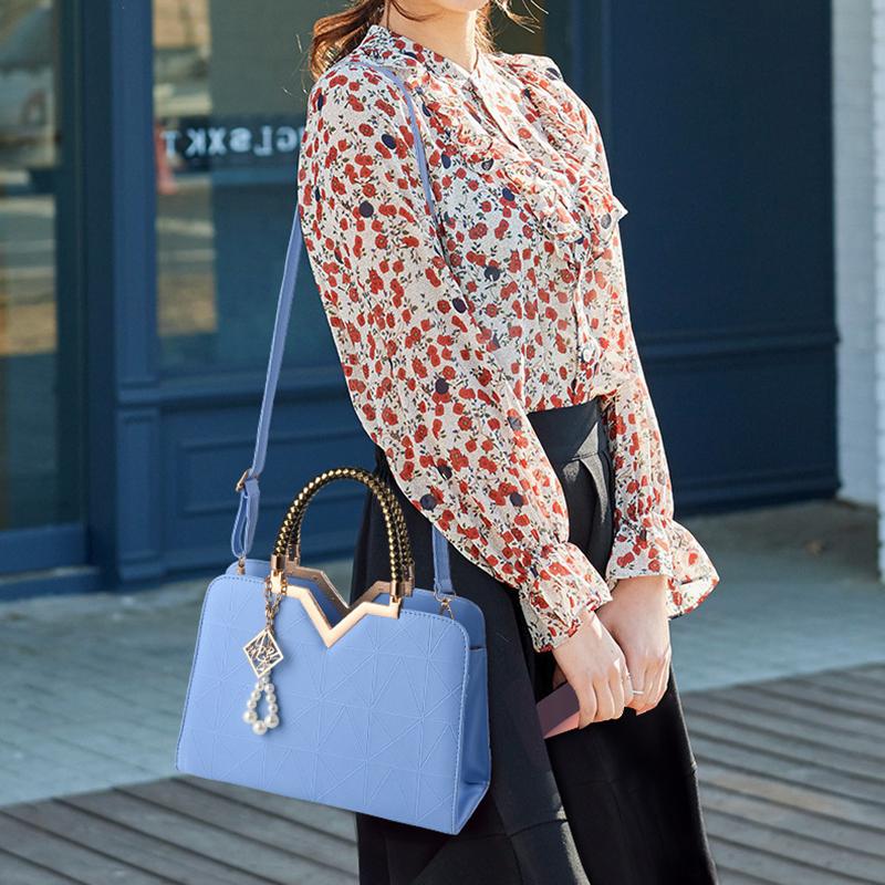Women's PU leather bag crossbody bag large capacity shoulder bag travel shopping luxury design fashion