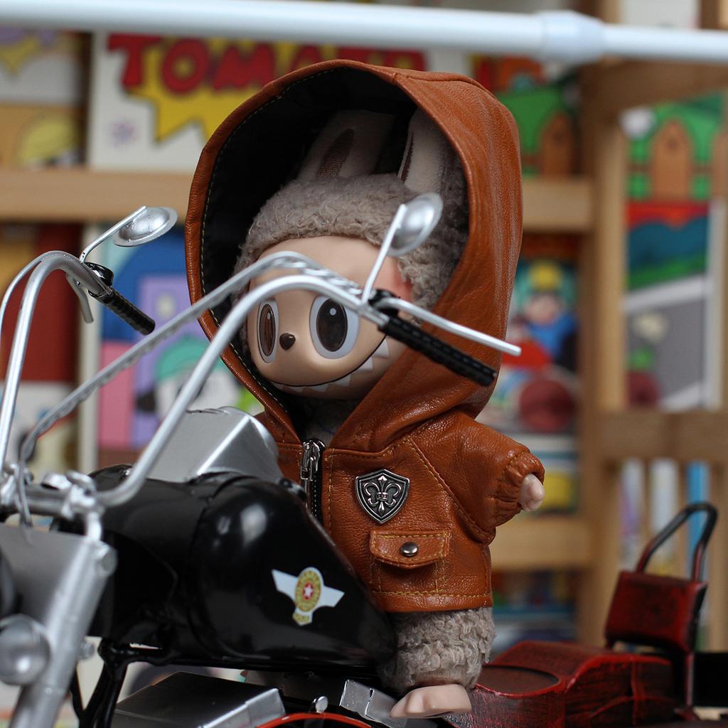 Labuboo Baba Ruhák Csinos és Divatos Kapucnis Motoros Kabát Baba Ruhák