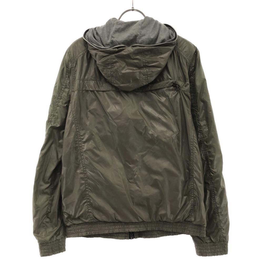 DUVETICA Hooded Down jacket 46 khaki Pocketable Cotton lining Men's Used